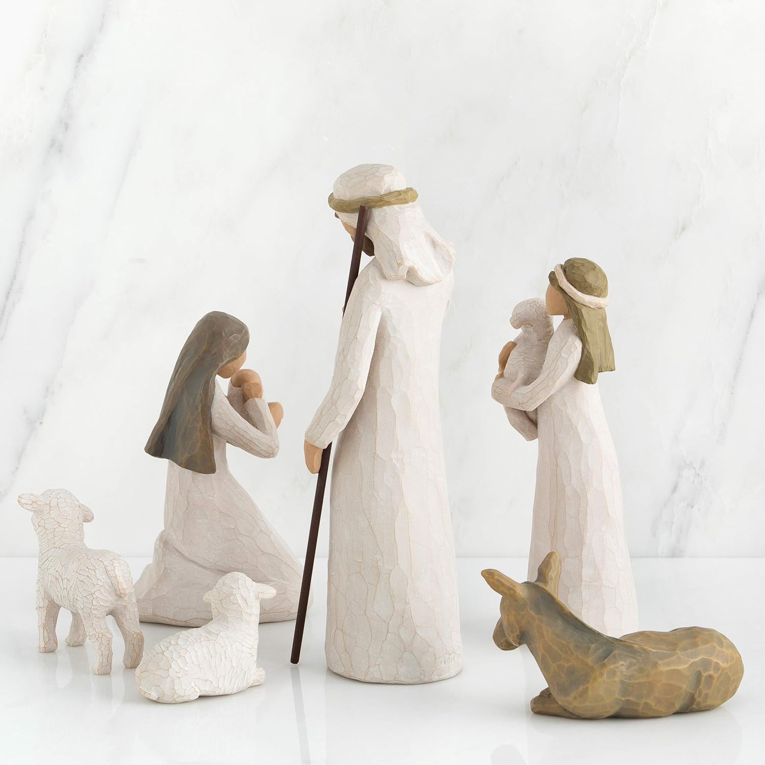 Nativity 6-piece set sculpted figures