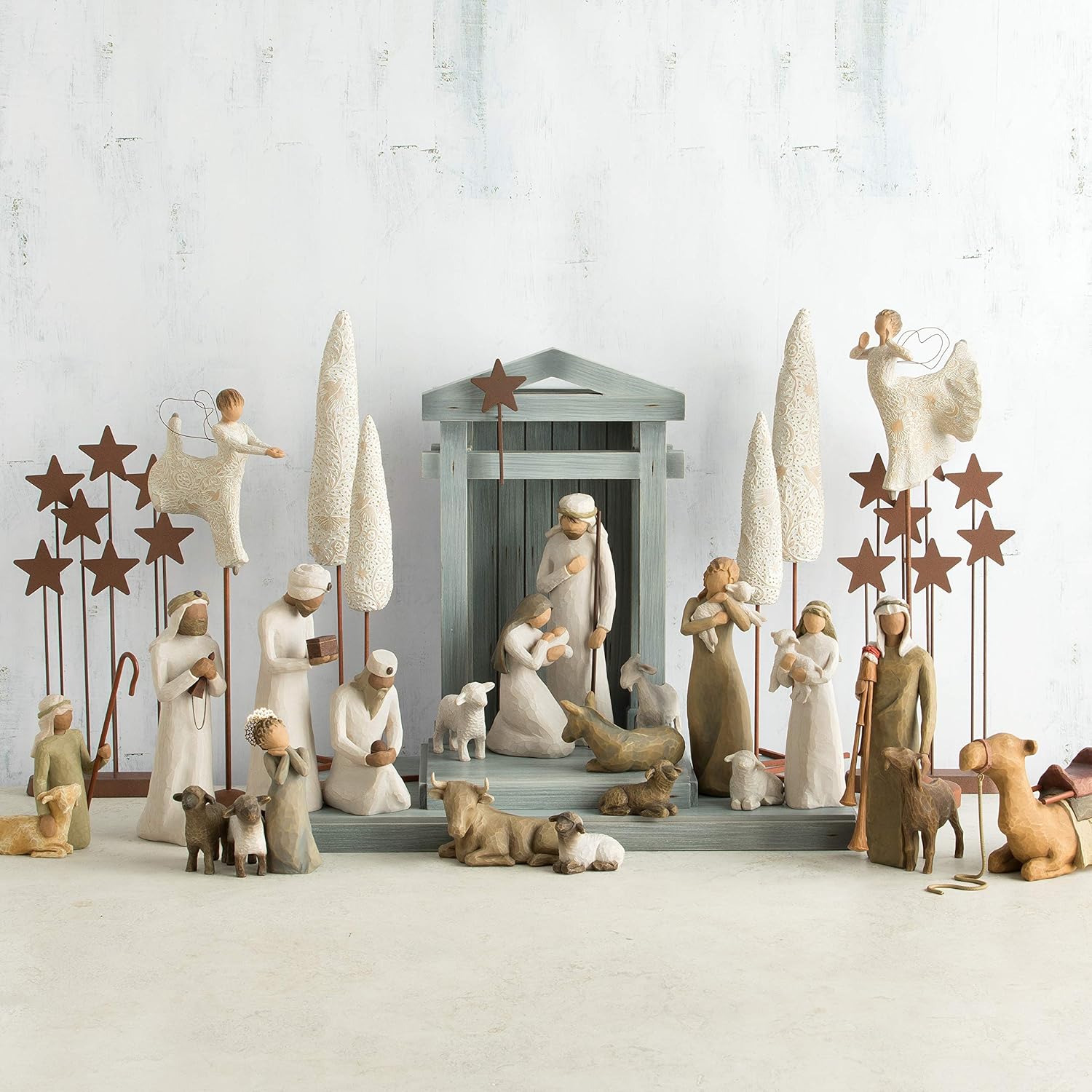 Nativity 6-piece set sculpted figures