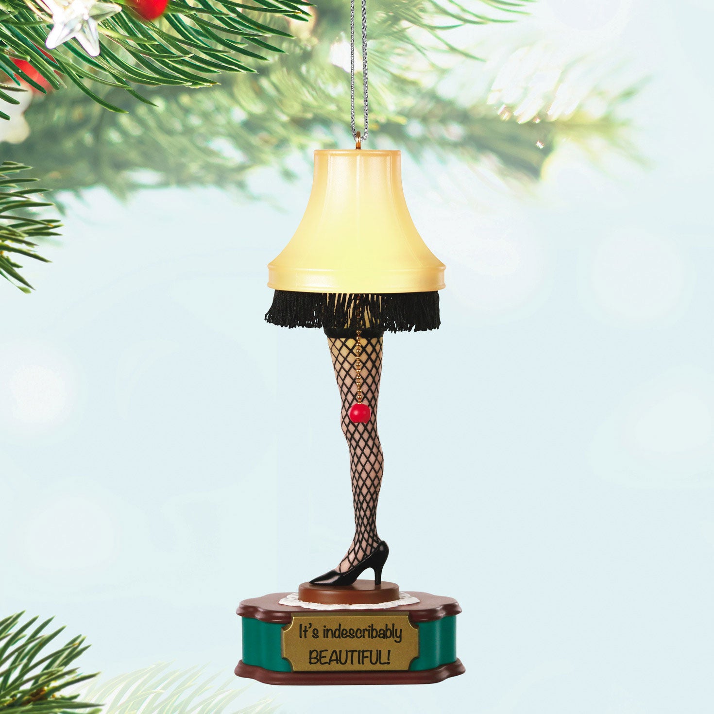 A Christmas Story It's Indescribably Beautiful! Ornament With Light