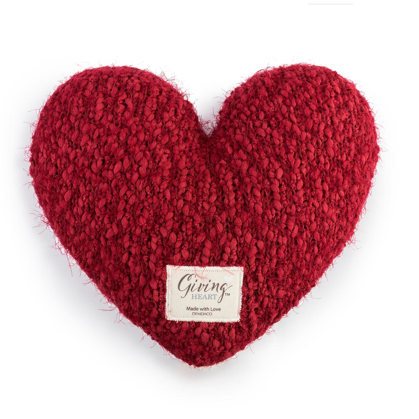 Demdaco Red Giving Heart Pillow