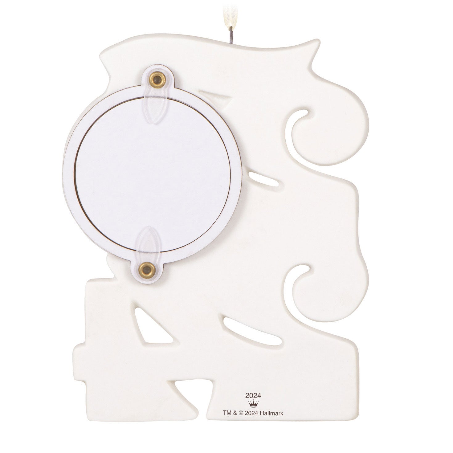 Congrats  Grad! 2024 Porcelain Photo Frame Ornament