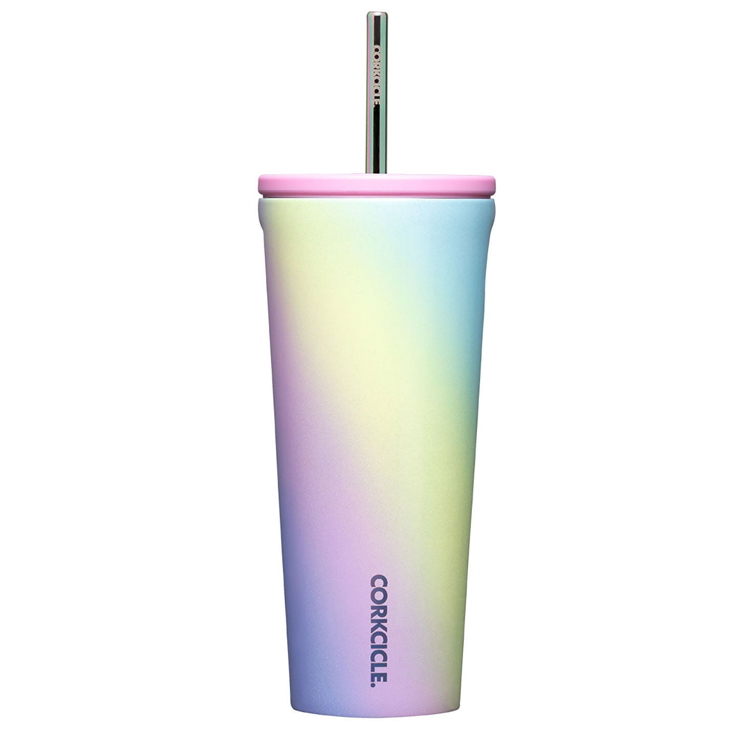 Corkcicle Rainbow Unicorn Stainless Steel Tumbler, 24 oz.