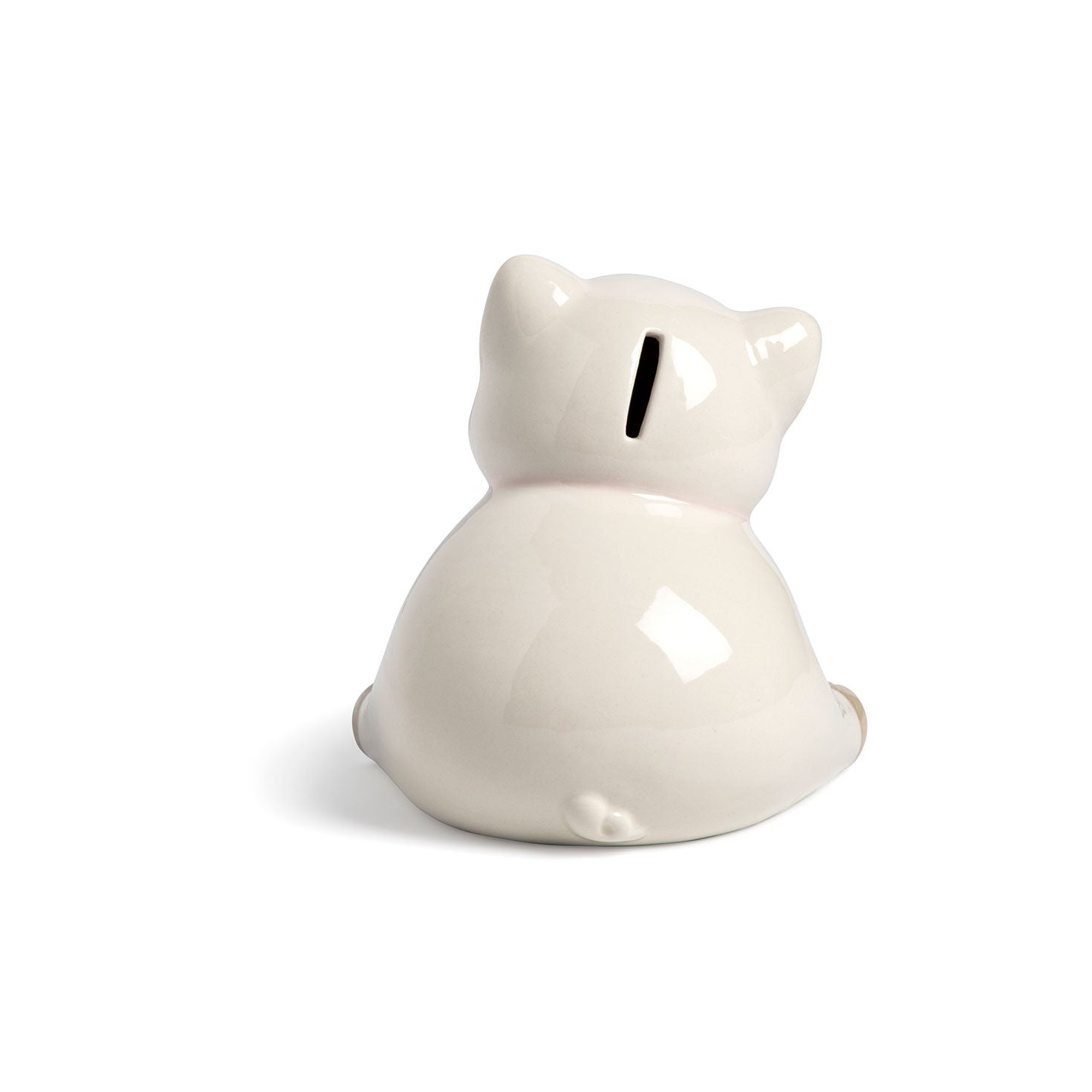 Demdaco Cream Piggy Bank, 6"