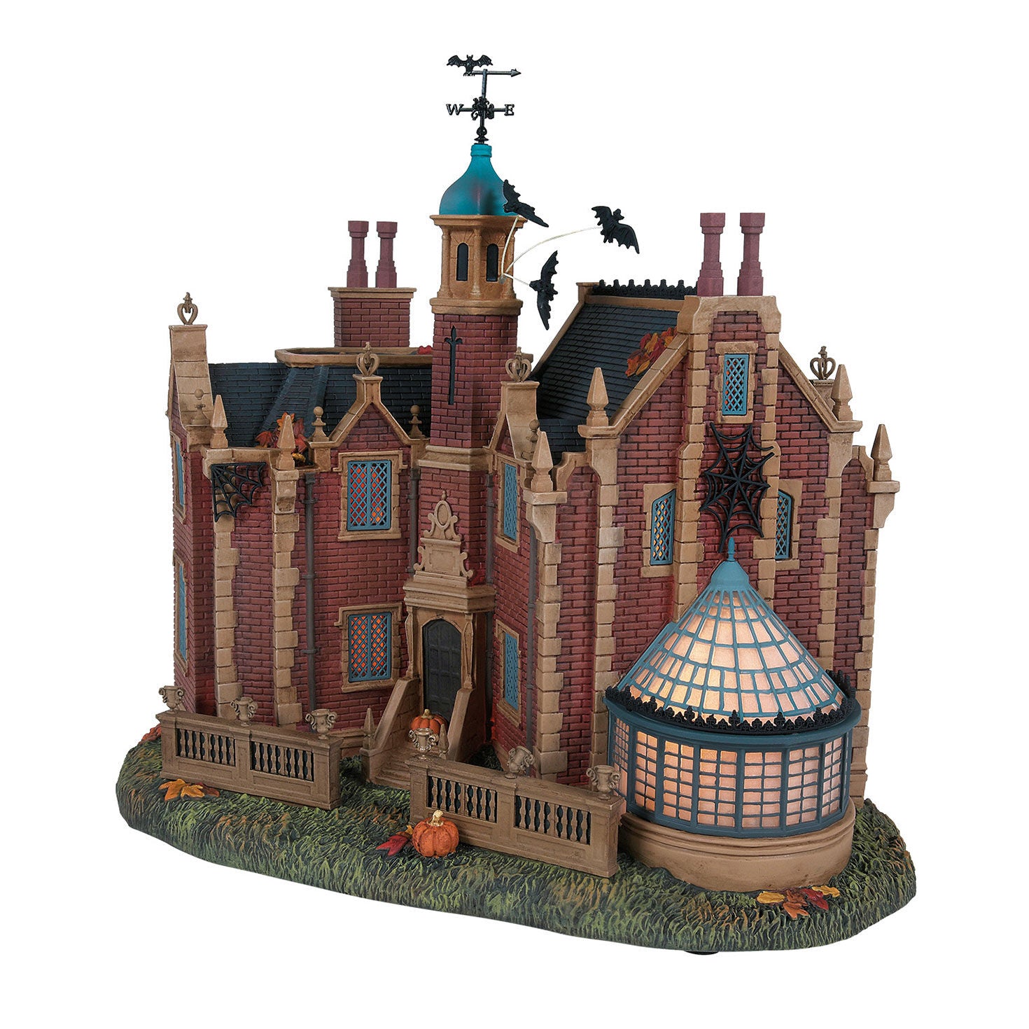 Department 56 Walt Disney World Haunted Mansion Lighted Building, 10.5"