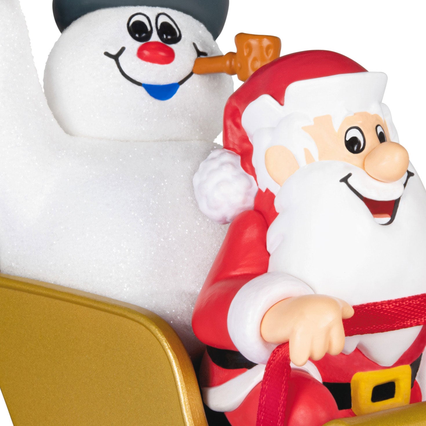 Frosty the Snowman Frosty and Santa Ornament