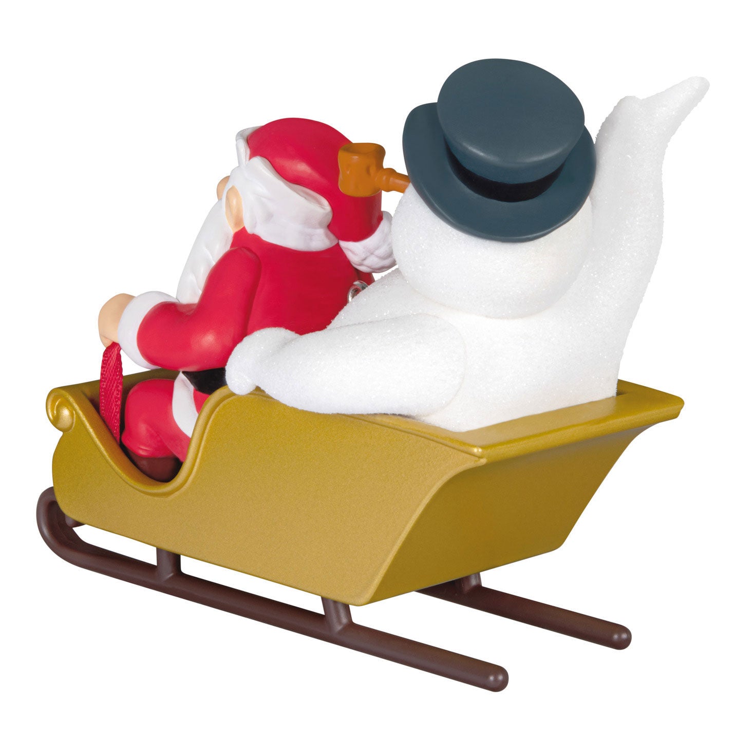 Frosty the Snowman Frosty and Santa Ornament