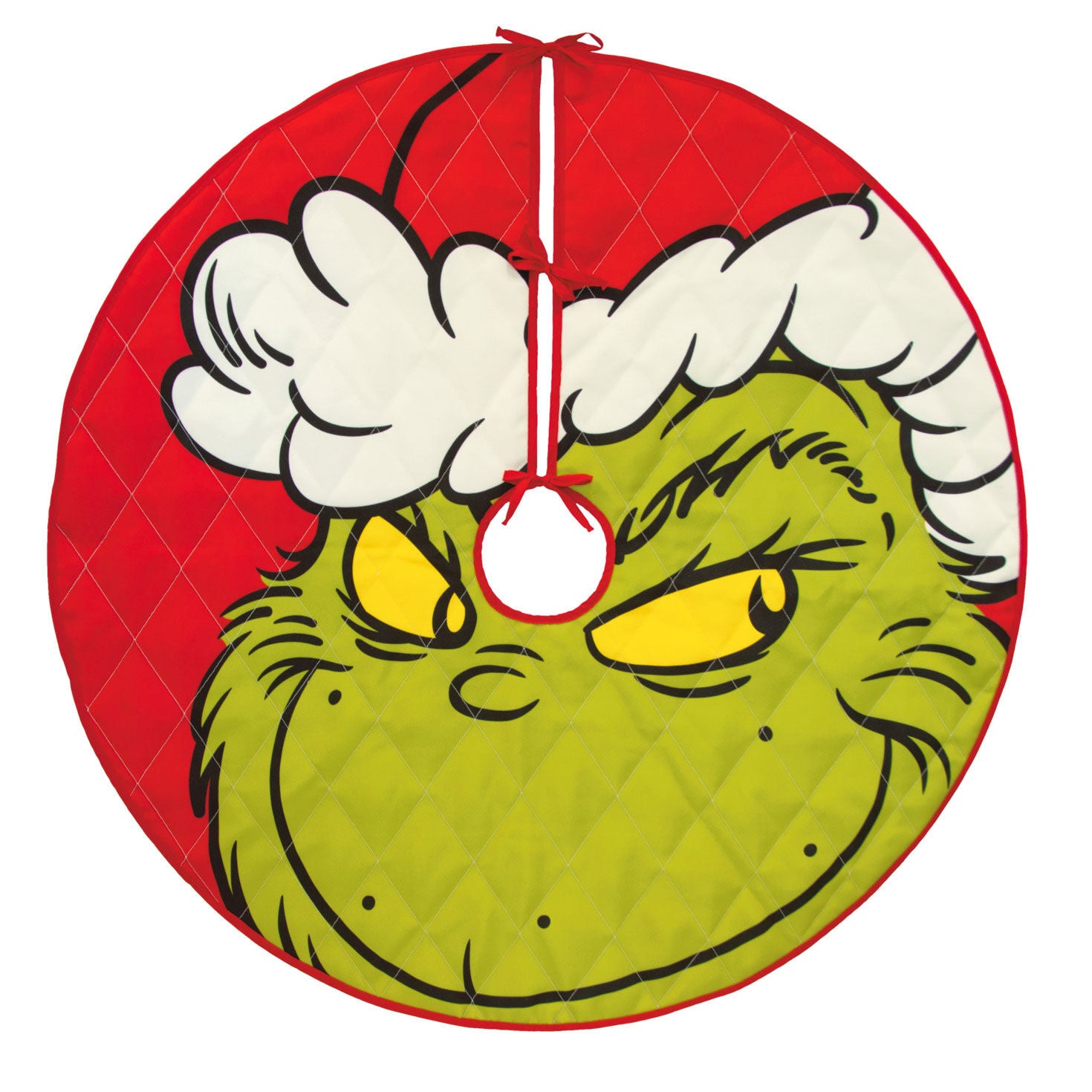 Dr. Seuss's How the Grinch Stole Christmas! Fabric Hallmark Tree Skirt, 40"