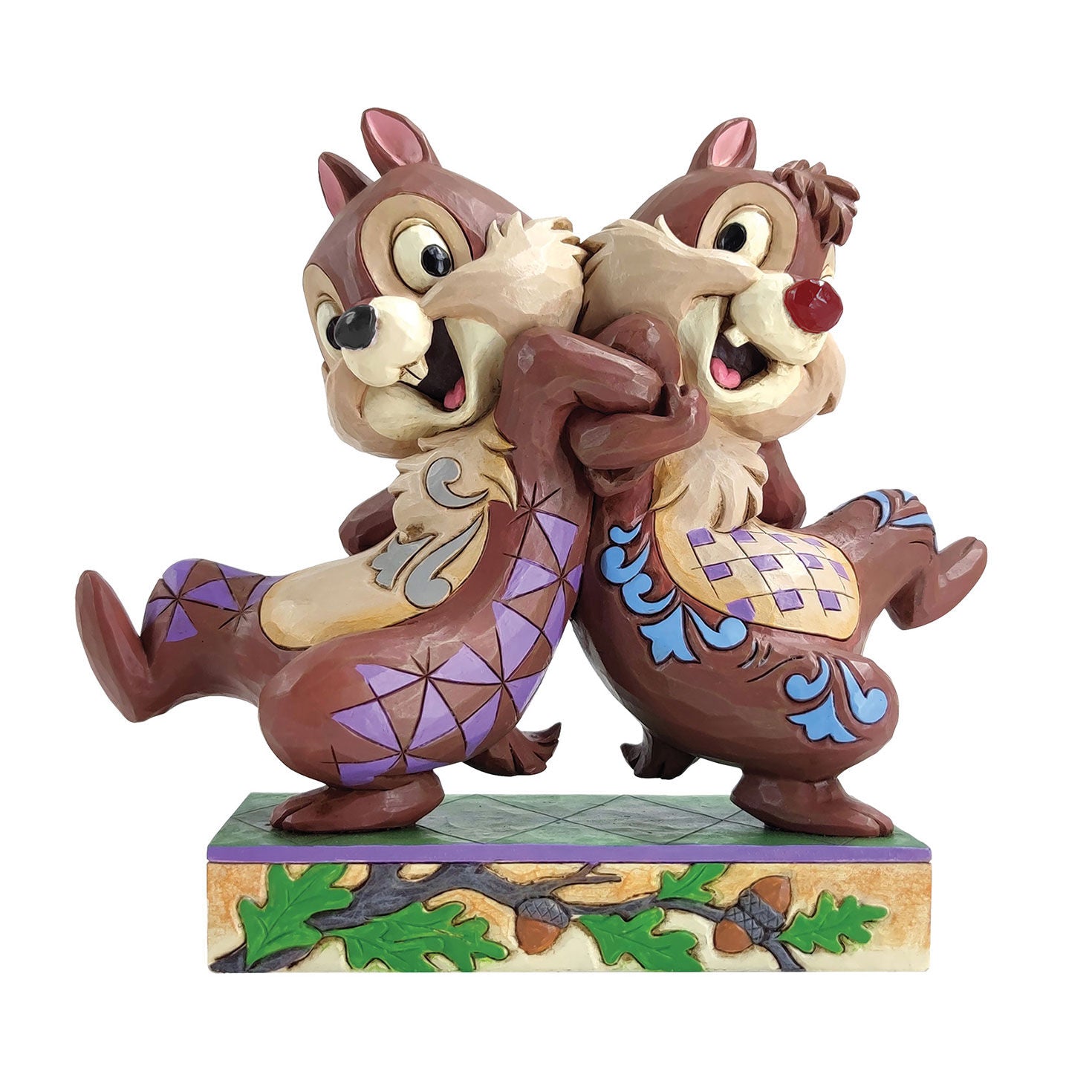 Jim Shore Disney Chip and Dale Dancing Figurine, 5.25"