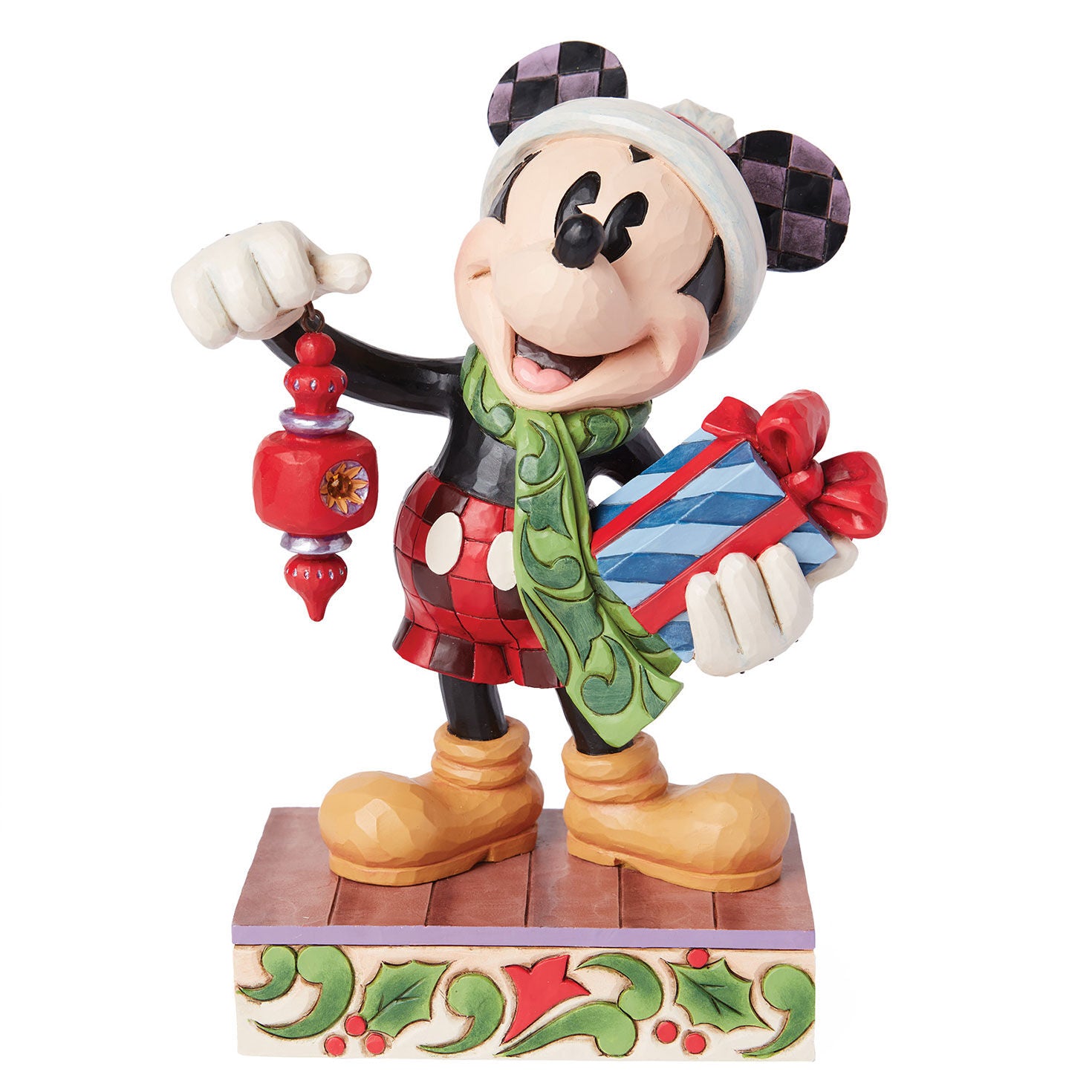 Jim Shore Disney Mickey Mouse Holiday Limited Edition Figurine, 7.7"