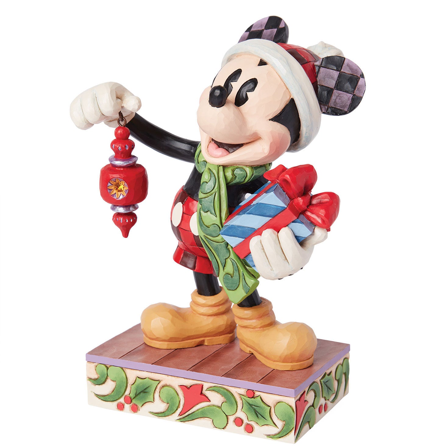 Jim Shore Disney Mickey Mouse Holiday Limited Edition Figurine, 7.7"