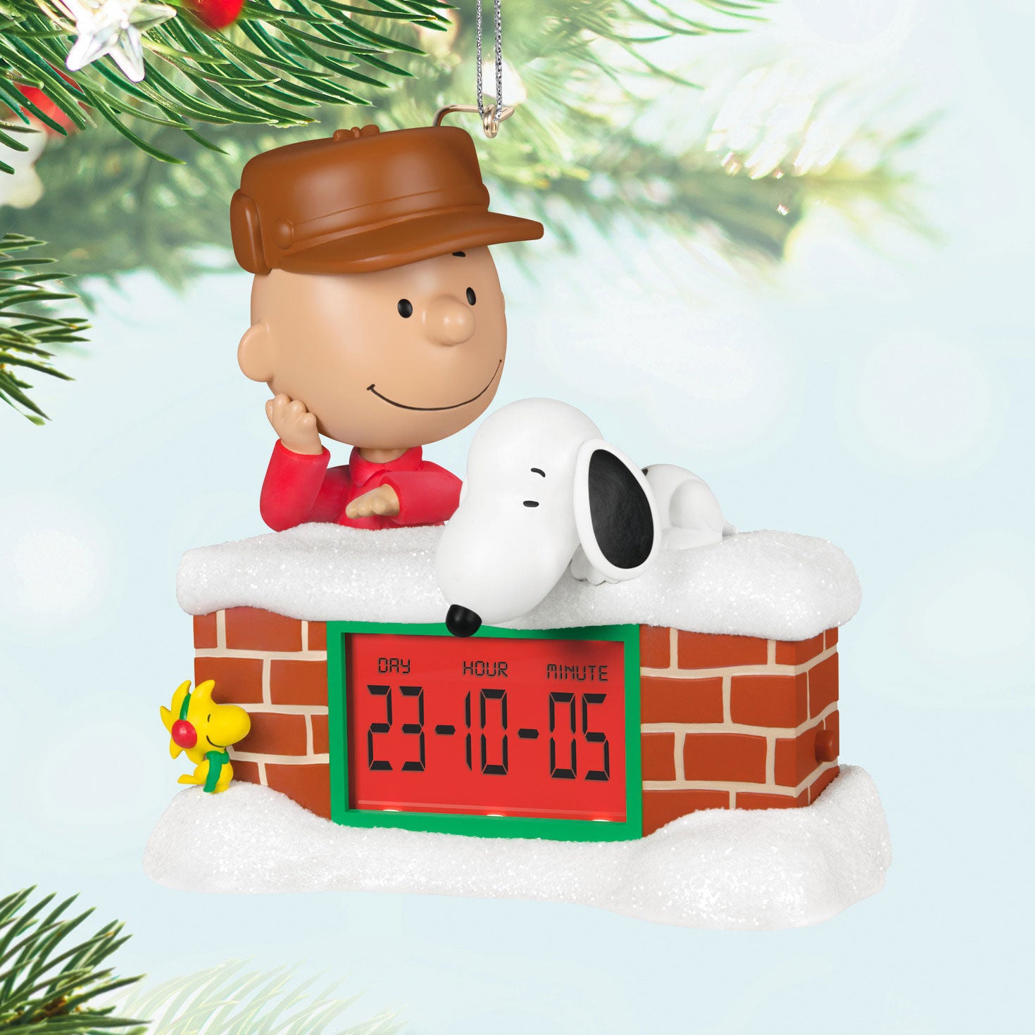 The Peanuts Gang Countdown to Christmas Ornament With Light