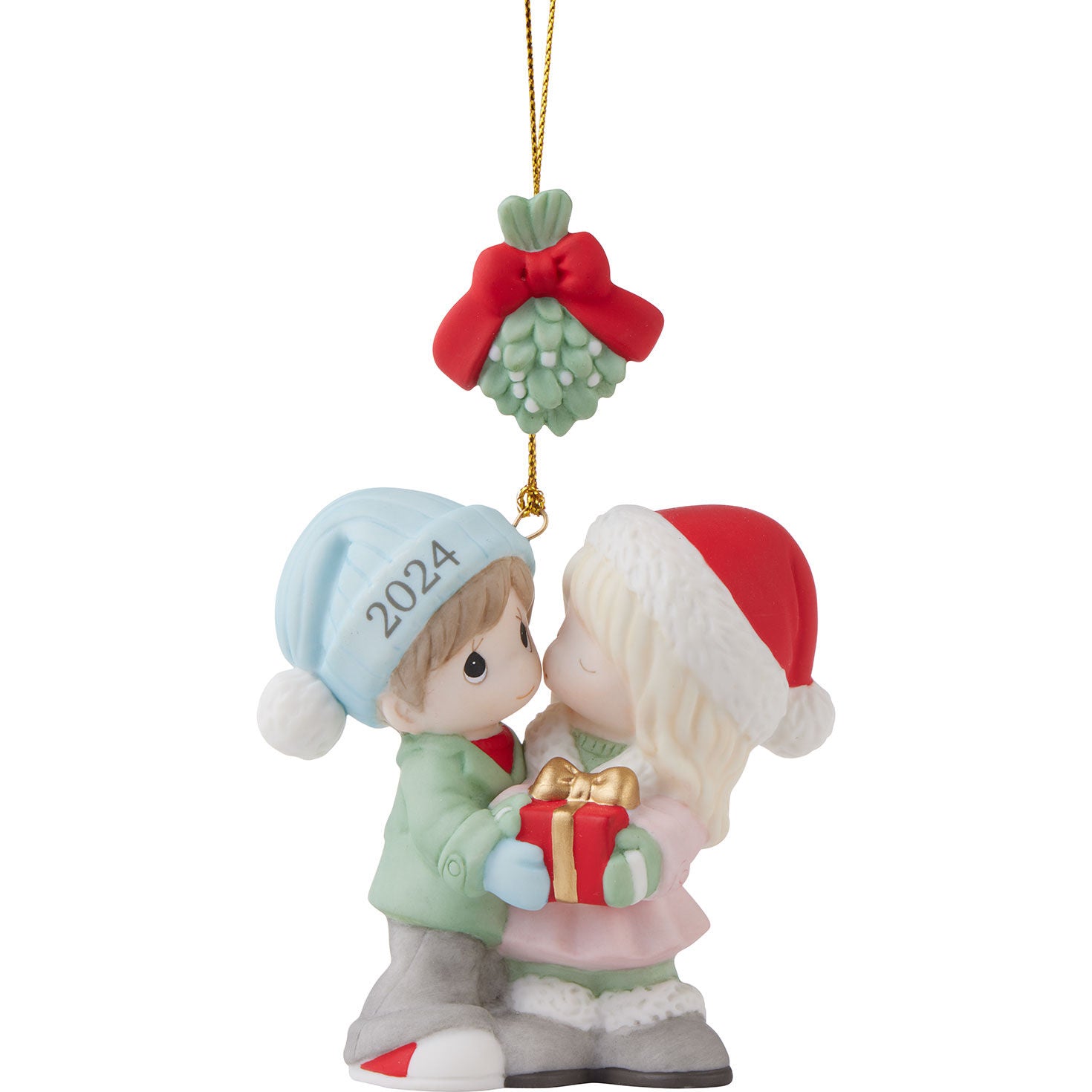 Precious Moments Our First Christmas Together 2024 Dated Couple Ornament, 3.3"