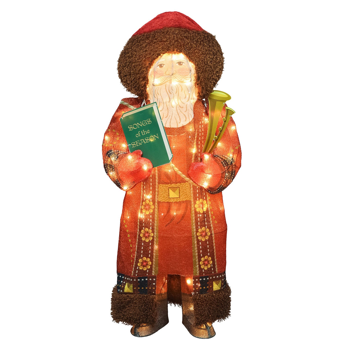 Hallmark Keepsake Santa Claus Pre-Lit Outdoor Christmas Decoration, 36"