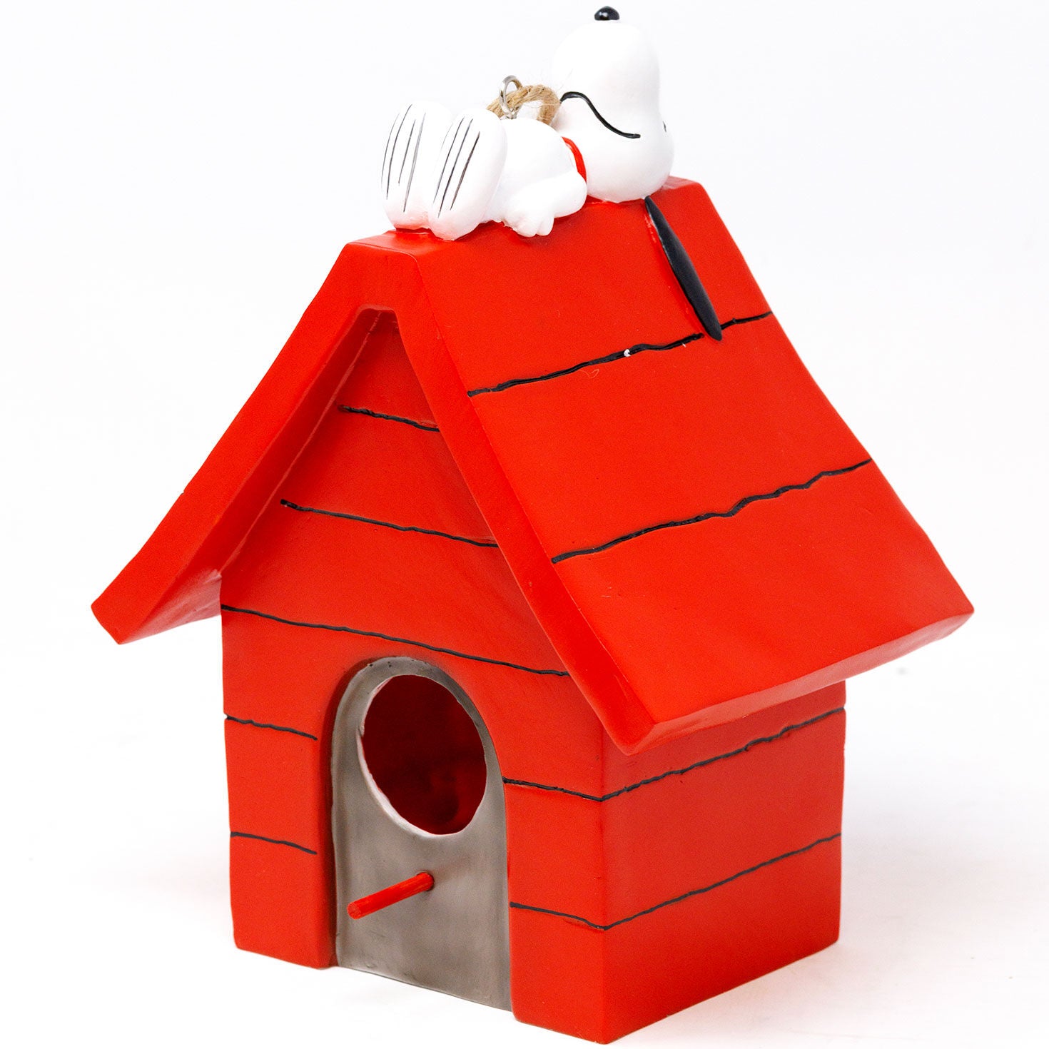 Spoontiques Peanuts Snoopy on Doghouse Decorative Birdhouse