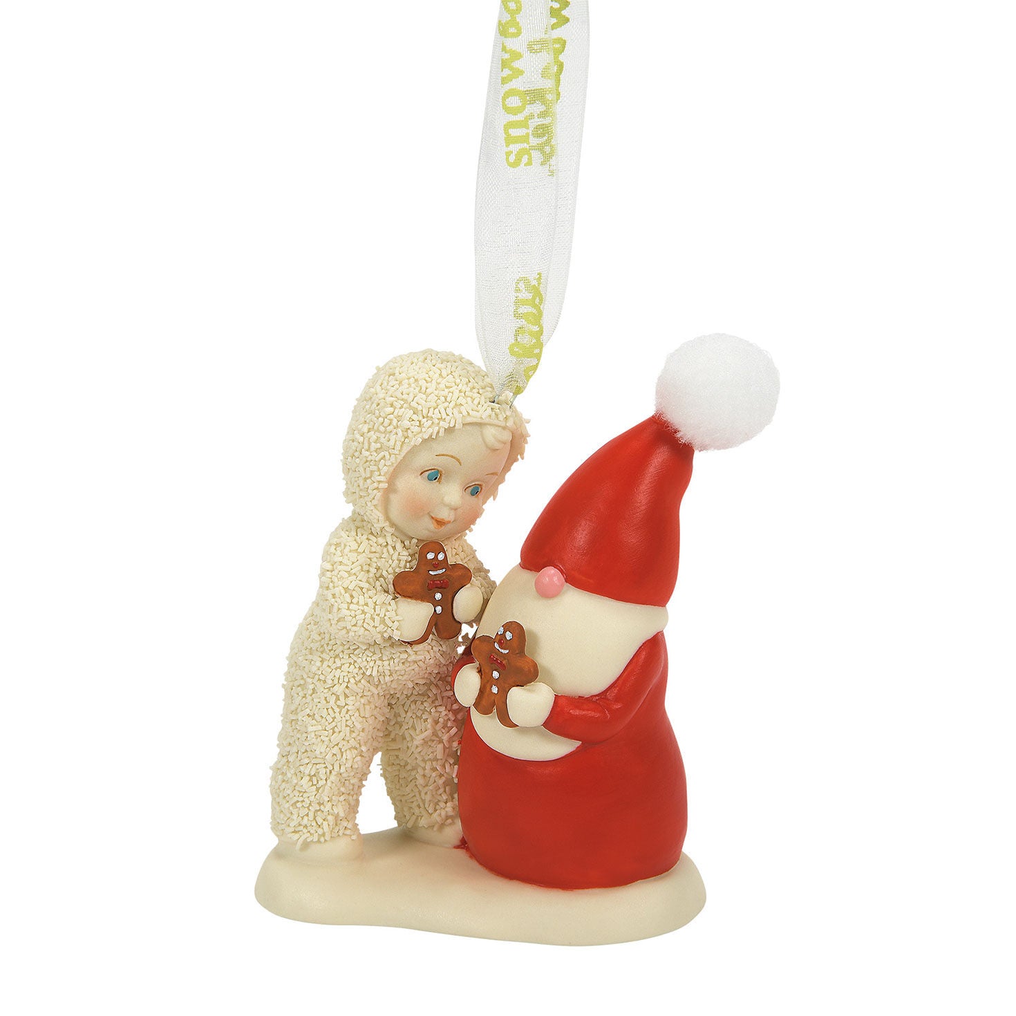 Snowbabies Gingerbread Tasting Ornament  3.27"