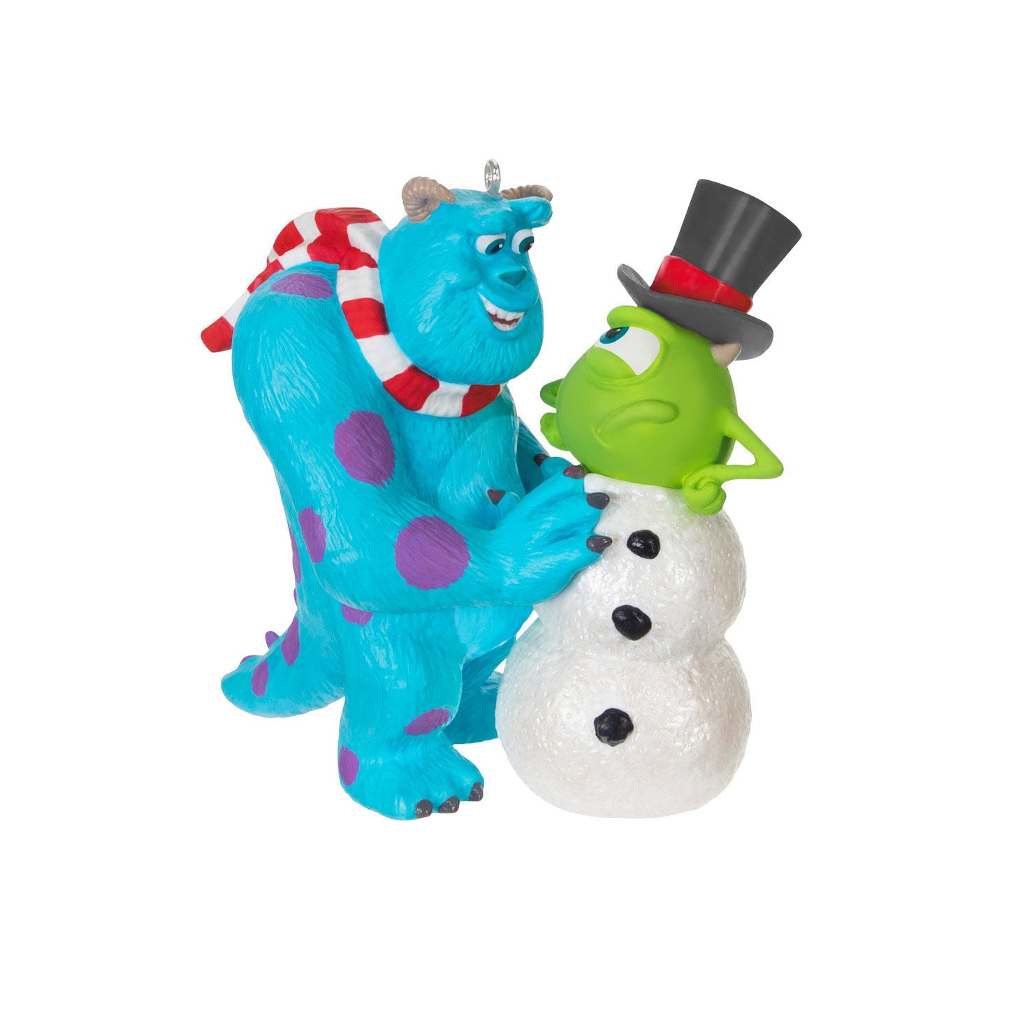 Disney/Pixar Monsters  Inc. Sulley Builds a Snow-Mike Ornament