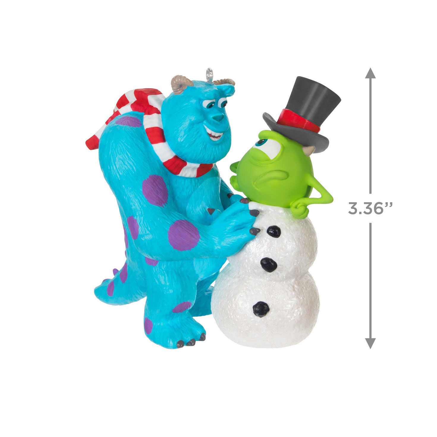 Disney/Pixar Monsters  Inc. Sulley Builds a Snow-Mike Ornament