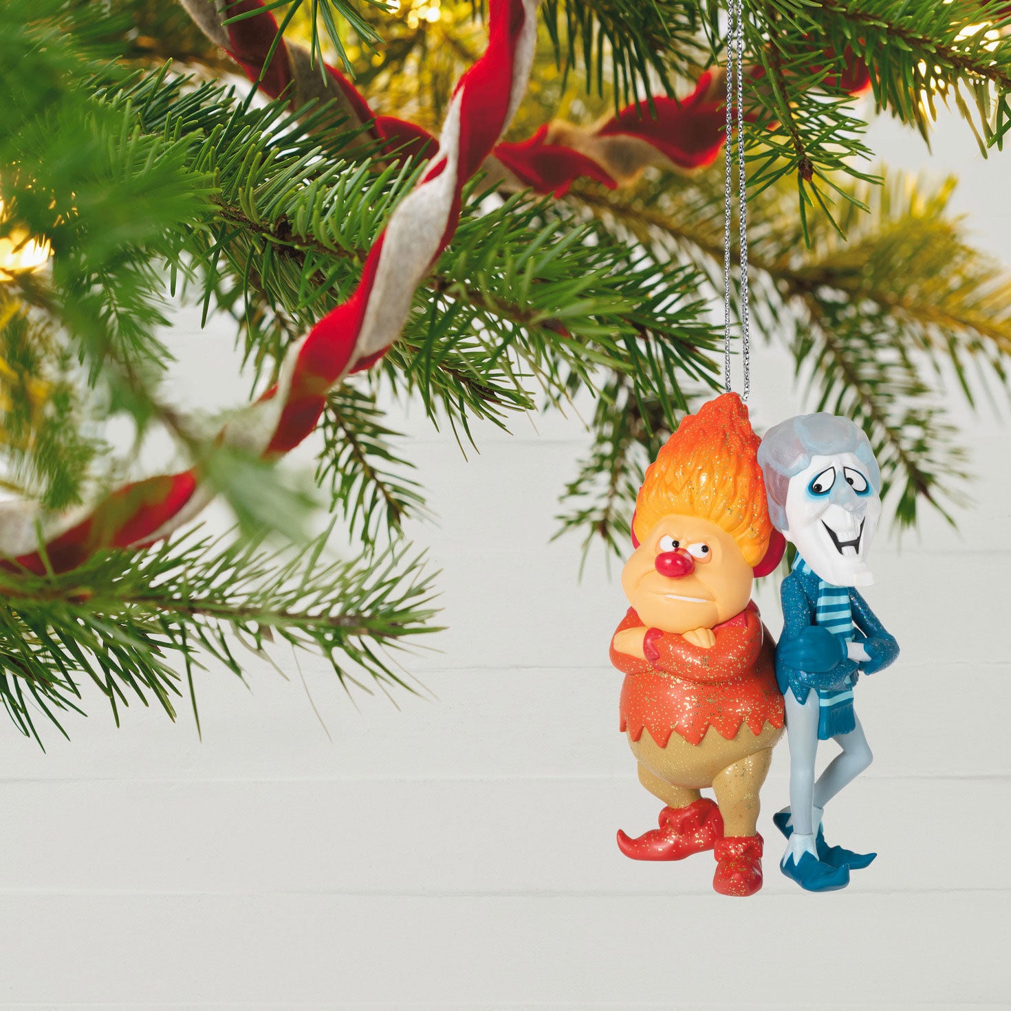 The Year Without a Santa Claus Snow Miser and Heat Miser Ornament